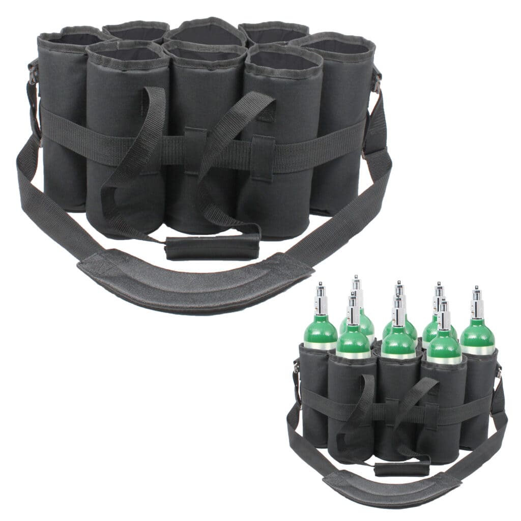 O2 Tanks Storage Carrier RES038B – Oxygen Cylinder Rack – Sunset Healthcare Solutions