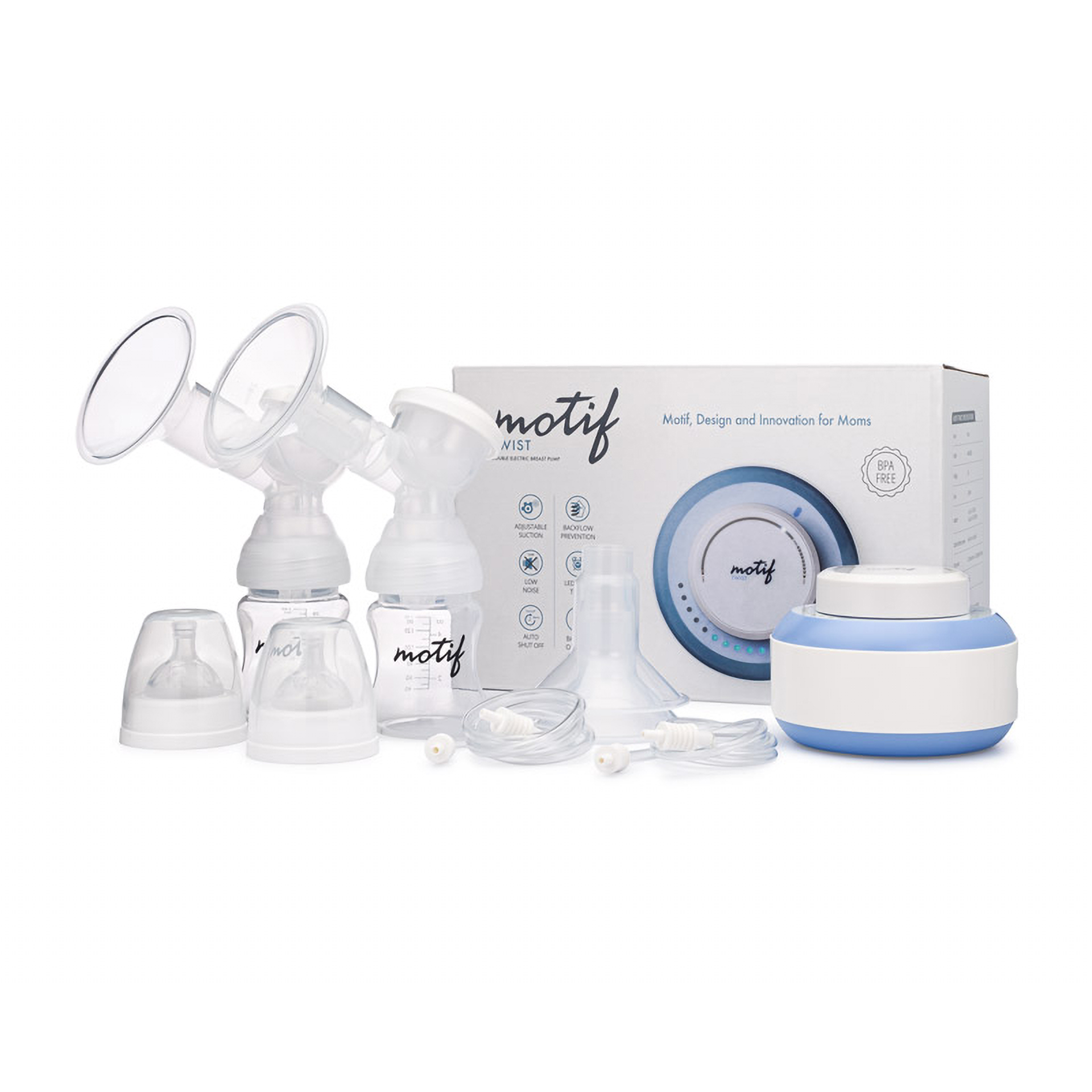 Motif Luna Double Electric Breast Pump, Without Battery, 1 Kit