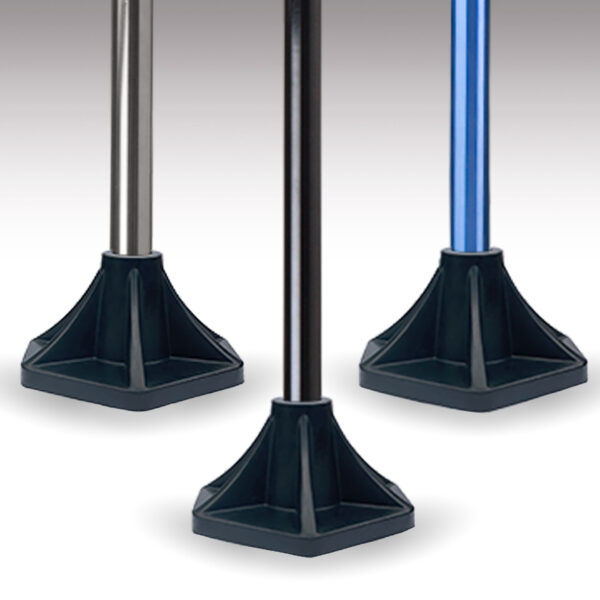 StrongArm Cane is available in three colors: titanium, black, and blue.