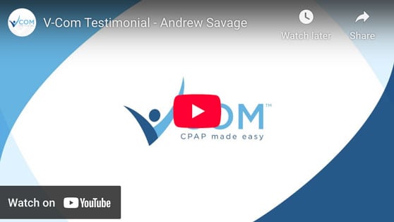 V-Com user testimonial on YouTube