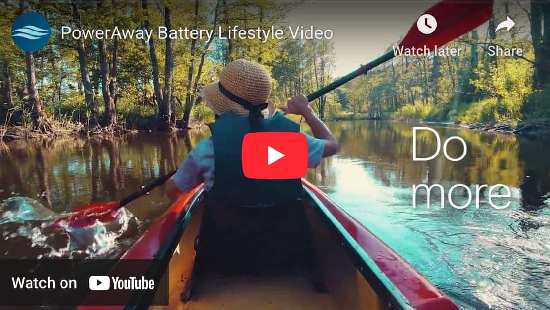 PowerAway Battery Lifestyle Video: Watch on YouTube