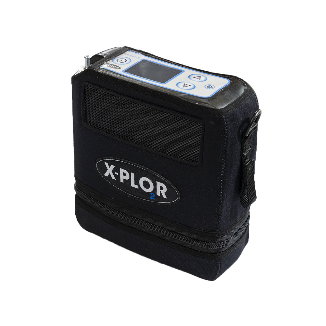 photo of X-PLOR portable oxygen concentrator