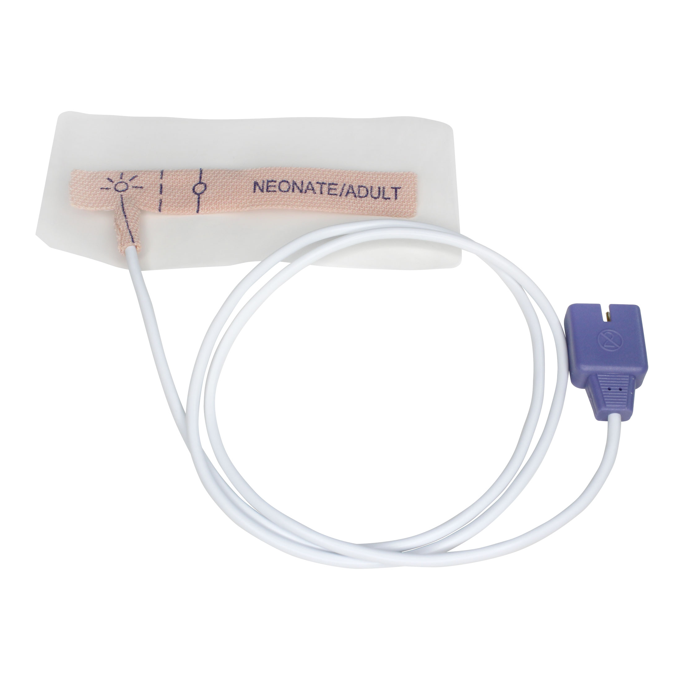 Disposable SpO2 Sensor Neonatal/Adult Comparable to Nellcor MAX-N For use with Nellcor PM100N Monitor
