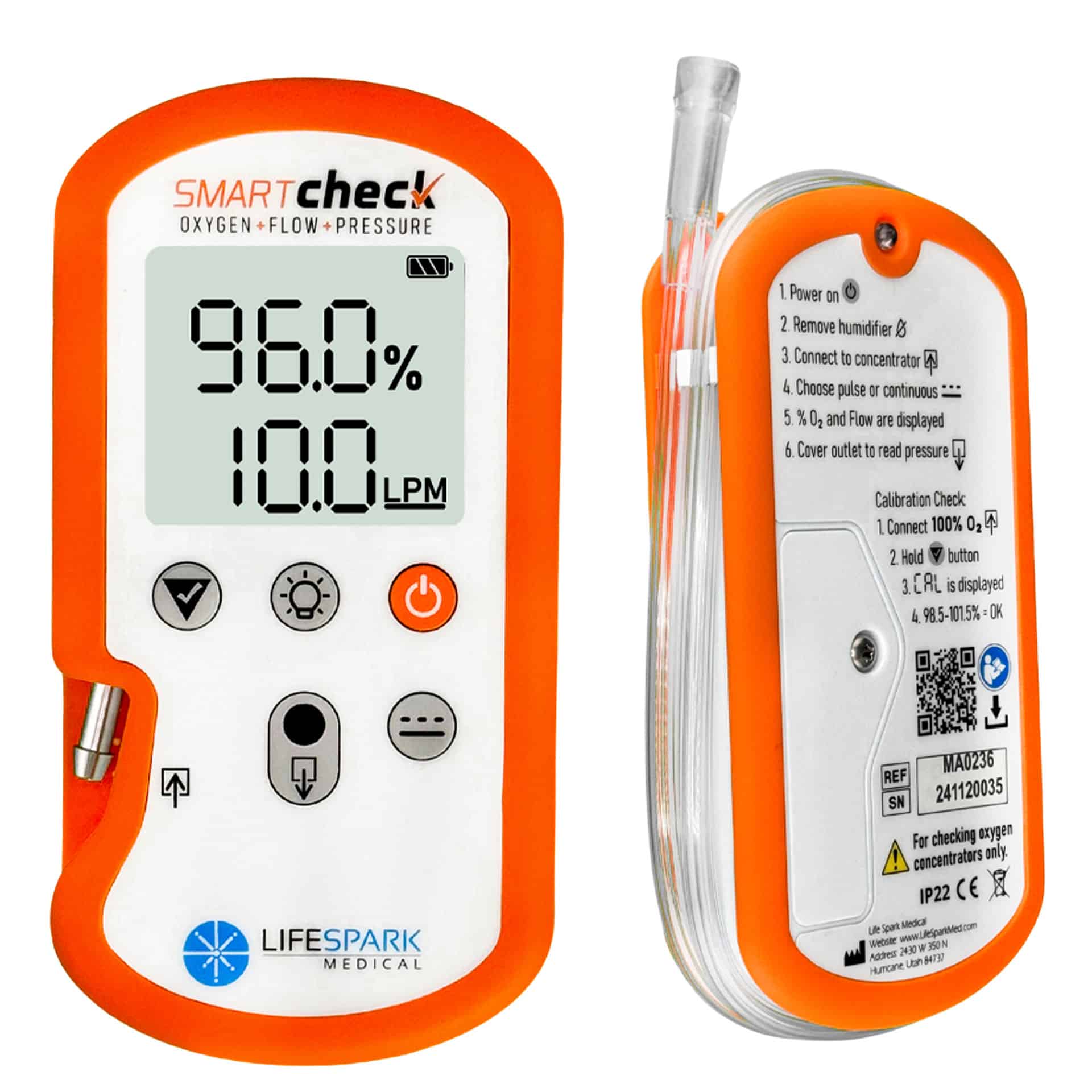RES7003 Smart Check Oxygen Analyzer. It can be used on oxygen concentrators and more.