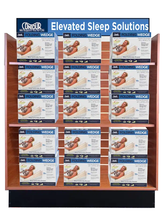CAP30924 Contour Incline Sleep Wedge Store Display