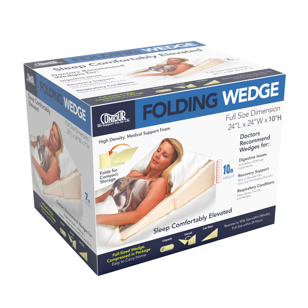 CAP30924 Contour Folding Wedge Pillow - Image 3