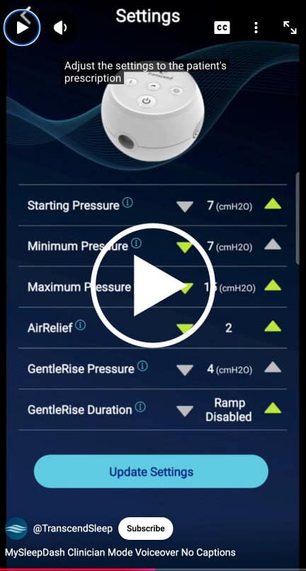 Transcend Micro 510 clinician howto Video