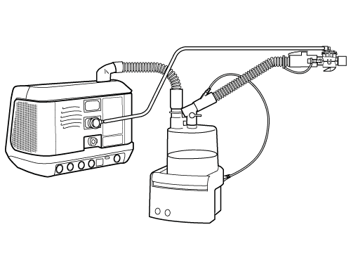 Illustration of VC1002 used with Breas Vivo