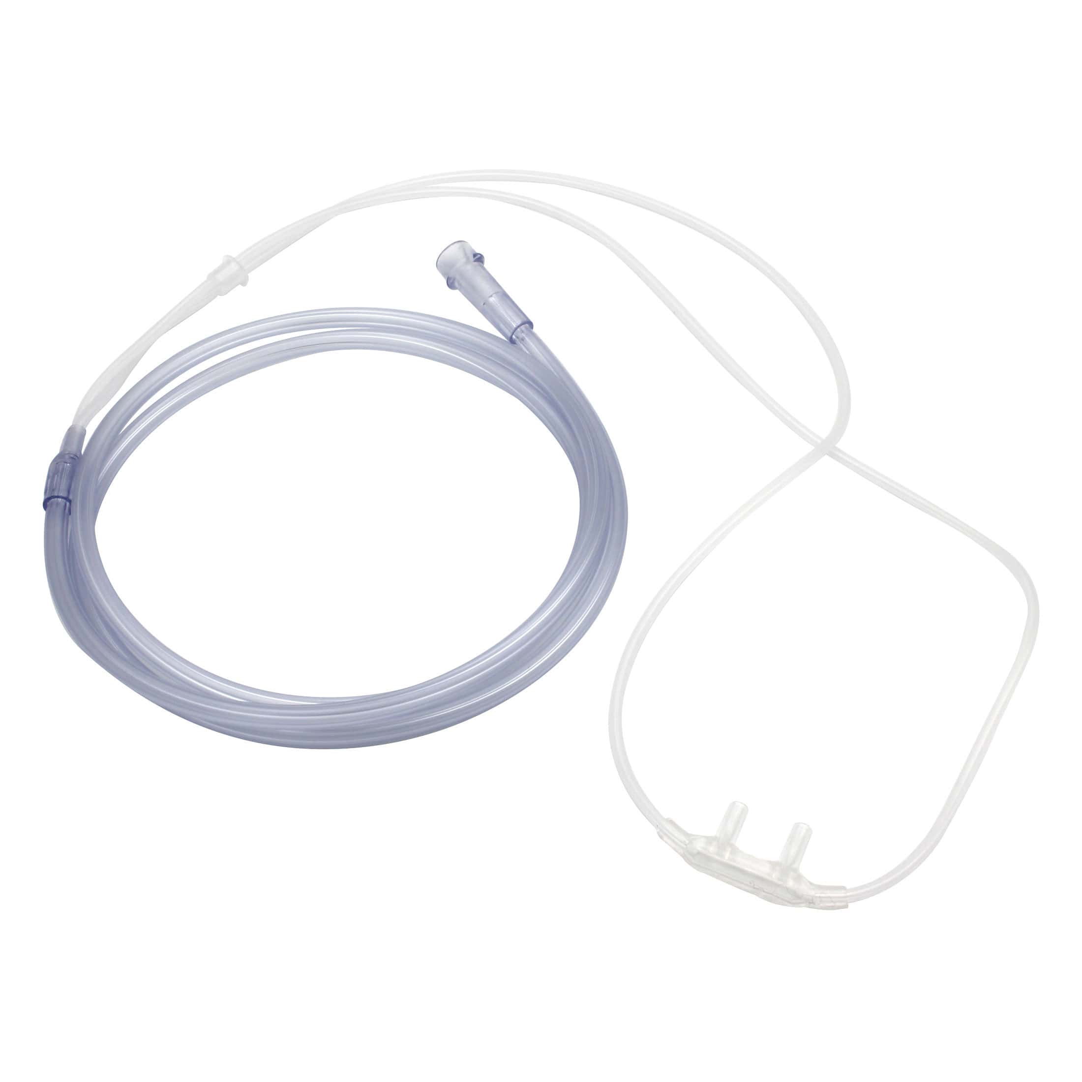 RES1104S Adult Soft Cannula with 4-foot oxygen supply tubing. This oxygen cannula’s soft material reduces friction on the skin for patient comfort.