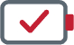 Icon - battery with checkmark